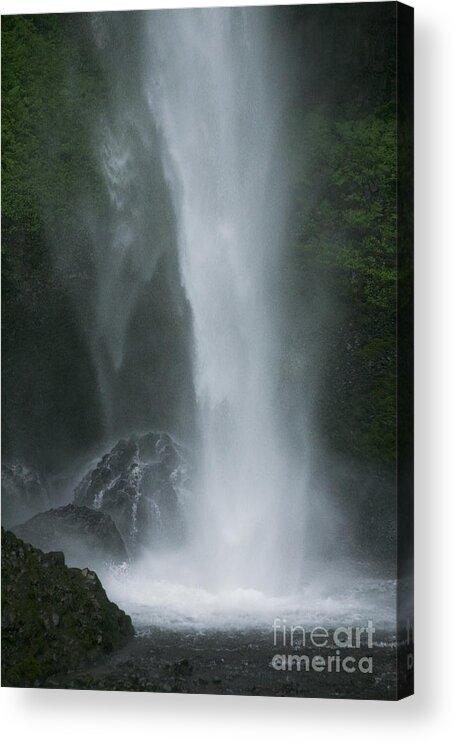 Waterfall Acrylic Print featuring the photograph Latourelle Falls 5 by Rich Collins