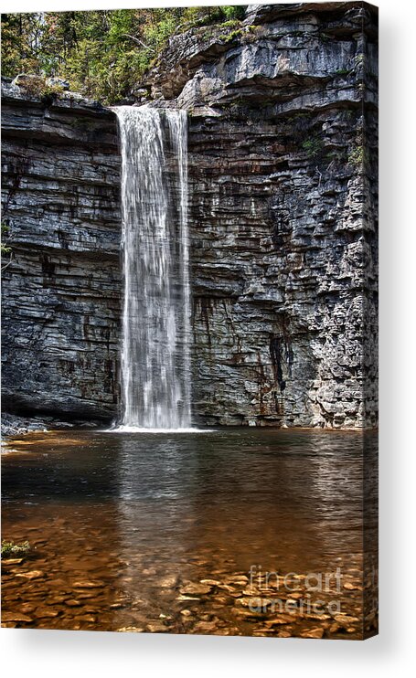 Awosting Falls Acrylic Print featuring the photograph Let it flow by Rick Kuperberg Sr
