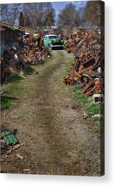 Vehicles Acrylic Print featuring the photograph Let Me Out by Paul DeRocker