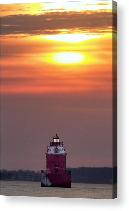 Lighthouse Acrylic Print featuring the photograph Light The Way by Edward Kreis