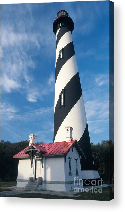 Lighthouse Acrylic Print featuring the photograph Lighthouse, St. Augustine Florida by Mark Newman