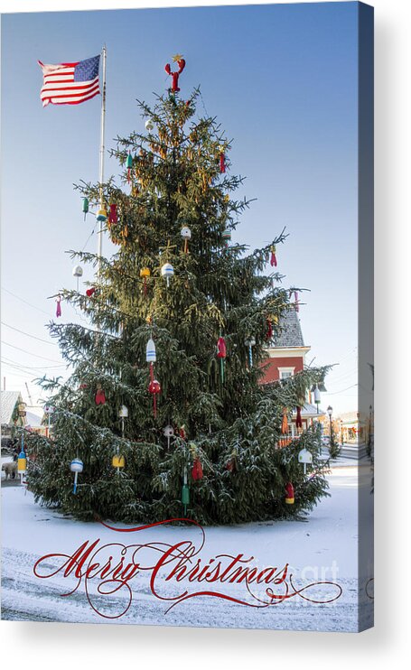Christmas Acrylic Print featuring the photograph Lobster Tree Christmas by Brenda Giasson