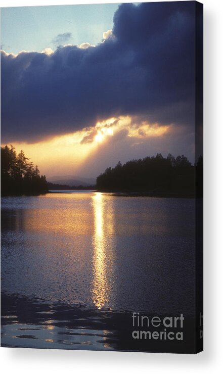 Loch Insh Acrylic Print featuring the photograph Loch Insh - winter sunset - Scotland by Phil Banks