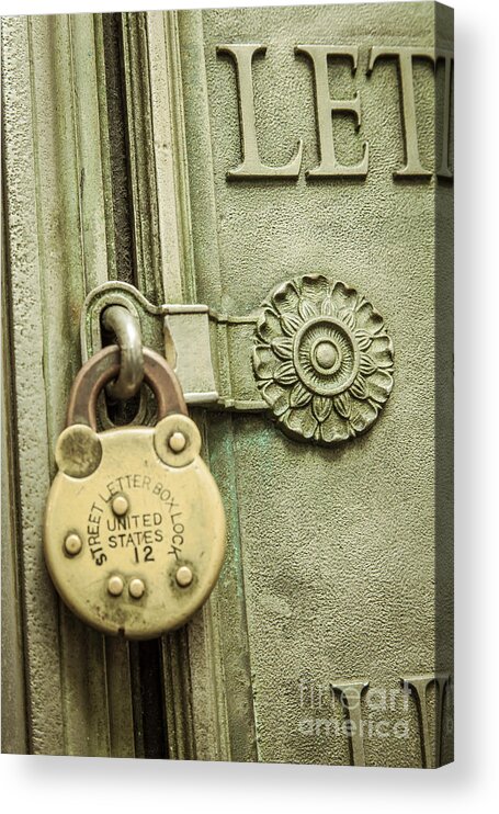 City Acrylic Print featuring the photograph Locked by Lee Wellman