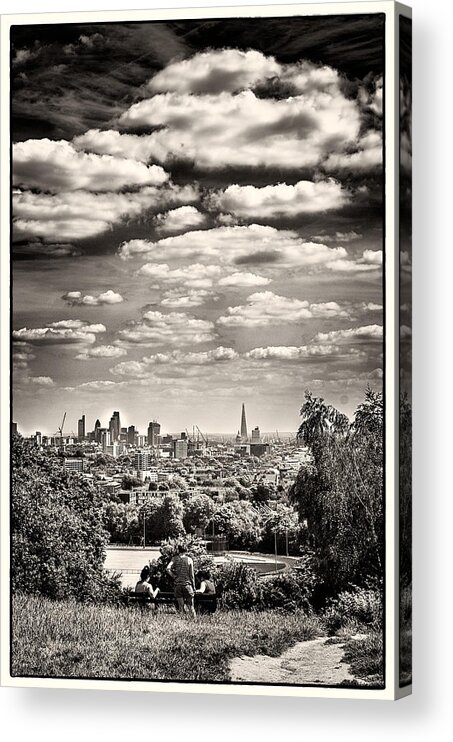 Hampstead Acrylic Print featuring the photograph London Views and Green Spaces by Lenny Carter