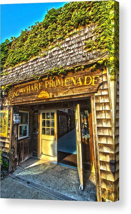 Long Wharf Acrylic Print featuring the photograph Long Wharf Promenade by Robert Seifert