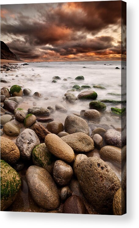 Waterscape Acrylic Print featuring the photograph Lost in a moment by Jorge Maia