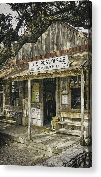 Luckenbach Acrylic Print featuring the photograph Luckenbach by Scott Norris