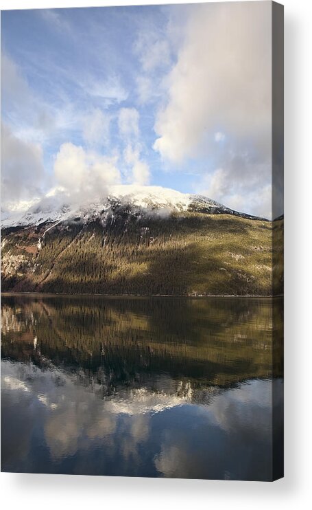 Alaska Acrylic Print featuring the photograph Lutak Inlet Reflections by Michele Cornelius