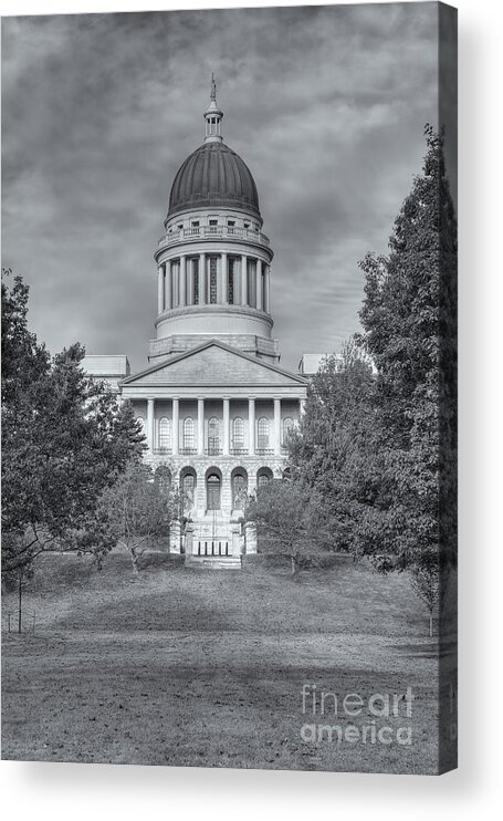 Clarence Holmes Acrylic Print featuring the photograph Maine State House II by Clarence Holmes