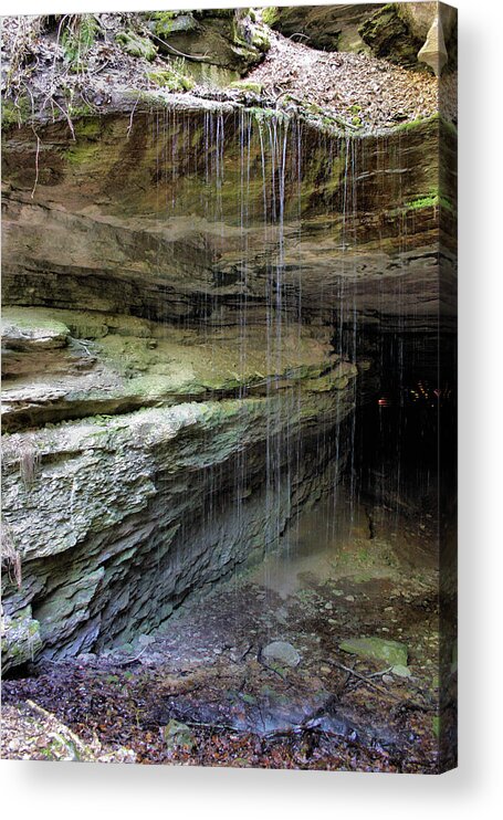 Mammoth Cave Acrylic Print featuring the photograph Mammoth Cave Entrance by Kristin Elmquist