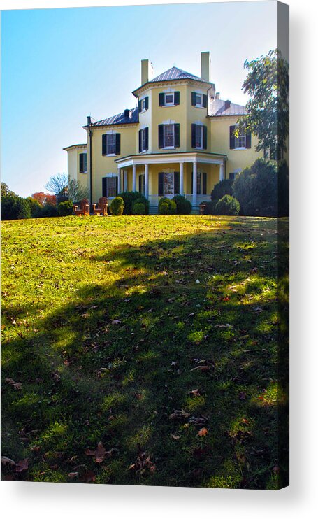 Mansion Acrylic Print featuring the photograph Mansion by Mitch Cat