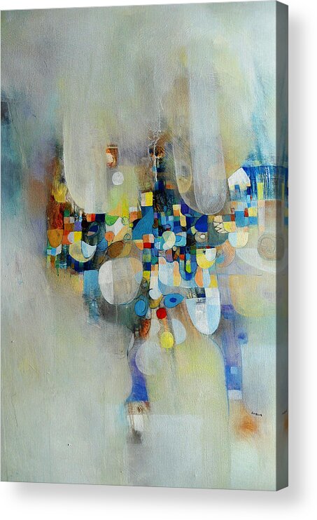 Ronex Paintings Acrylic Print featuring the painting Memories by Ronex Ahimbisibwe