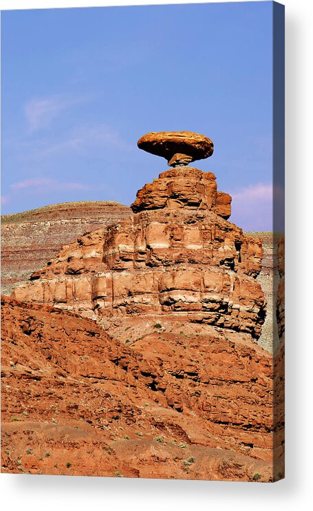 Sombrero Acrylic Print featuring the photograph Mexican Hat Utah by Alexandra Till