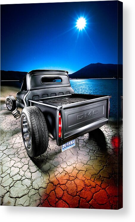 Millers Chop Shop Acrylic Print featuring the photograph Millers Chop Shop 1964 GMC Easy As 123 by Yo Pedro