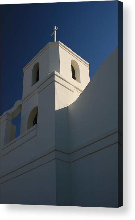 Landscapes Acrylic Print featuring the photograph Mission Church by Douglas Miller