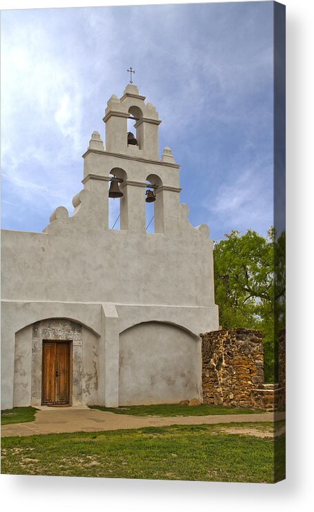 Hallowed Ground Acrylic Print featuring the photograph Mission San Juan by Jemmy Archer