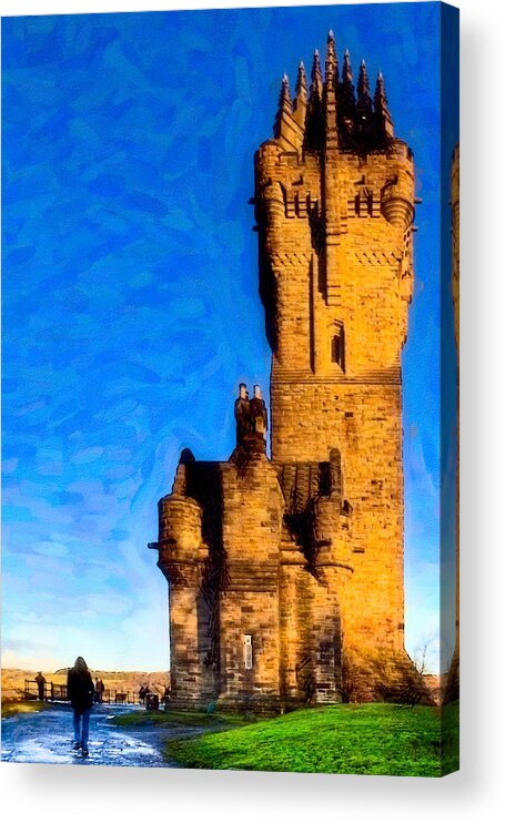 Stirling Acrylic Print featuring the photograph Monument To The Legendary WIlliam Wallace by Mark Tisdale