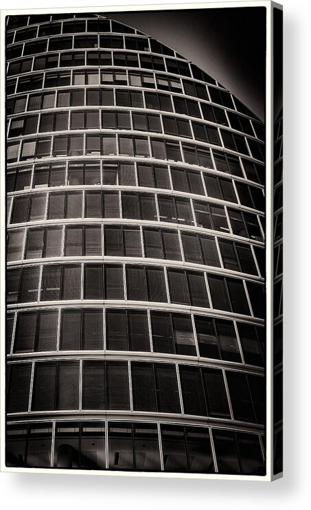 Moor House Acrylic Print featuring the photograph Moor House EC2 BW by Lenny Carter