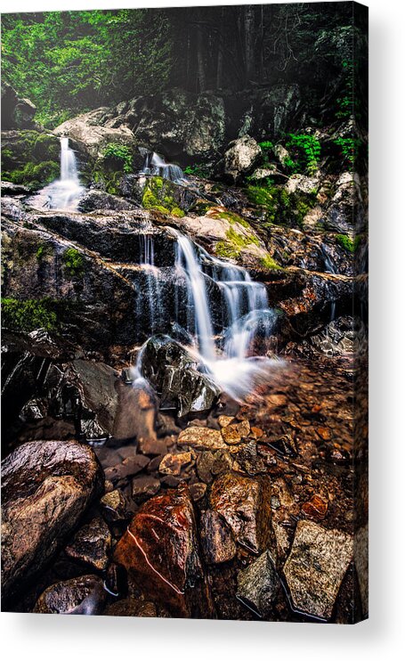 Water Acrylic Print featuring the photograph Morning Falls by Joshua Minso