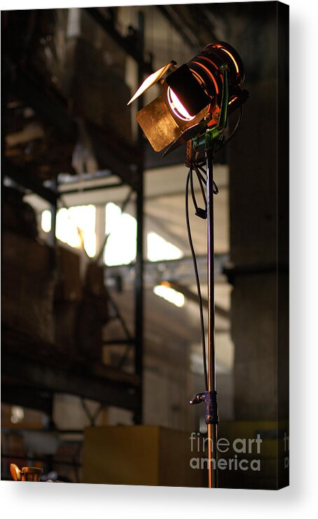 Movie Light Acrylic Print featuring the photograph Movie Light by Micah May