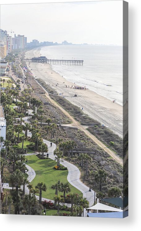Myrtle Acrylic Print featuring the photograph Myrlte Beach by Jimmy McDonald