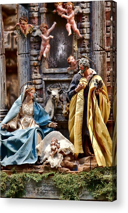 International Acrylic Print featuring the photograph Neapolitan Presepio Nativity by William Rockwell