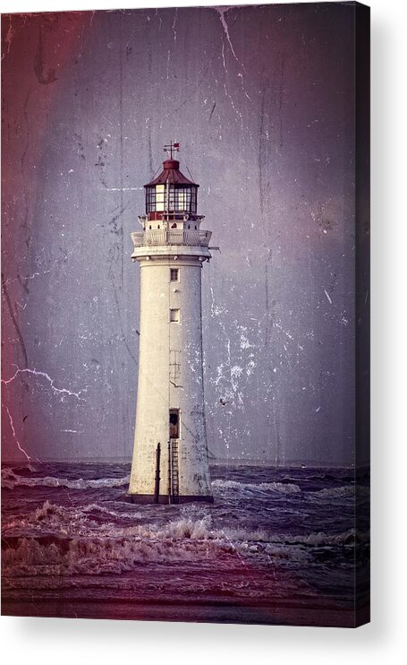 Lighthouse Acrylic Print featuring the photograph New Brighton Lighthouse by Spikey Mouse Photography