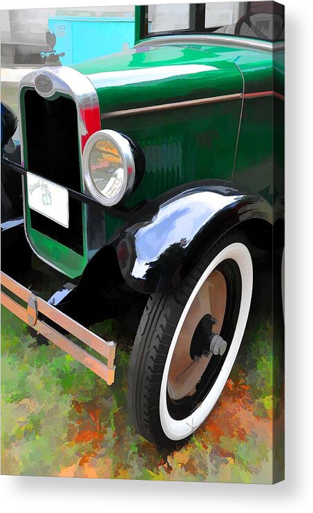 Vehicles Acrylic Print featuring the photograph New Tires by Jan Amiss Photography