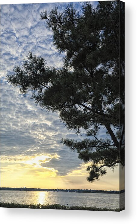 Sunset Acrylic Print featuring the photograph Newport sunset by Marianne Campolongo