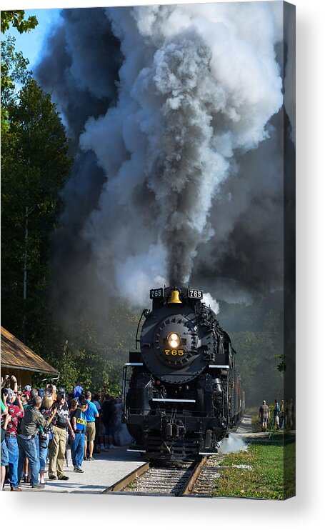 Nkp765 Acrylic Print featuring the photograph NKP765 Arrival by Clint Buhler