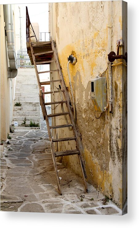 Abandoned Acrylic Print featuring the photograph No Funds by John Babis
