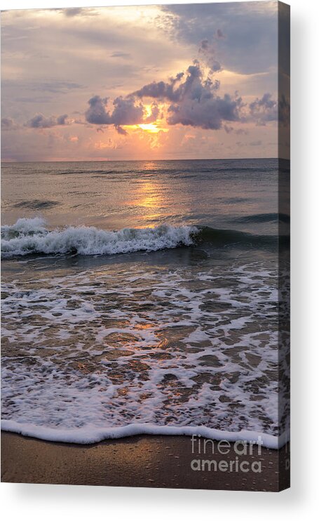 Sunrise Acrylic Print featuring the photograph Ocean Sunrise Amelia Island Florida by Dawna Moore Photography