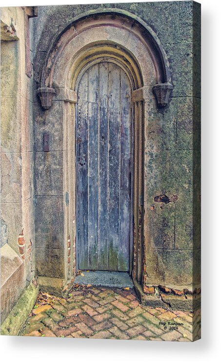 Door Acrylic Print featuring the photograph Old Charleston Jail by Peg Runyan