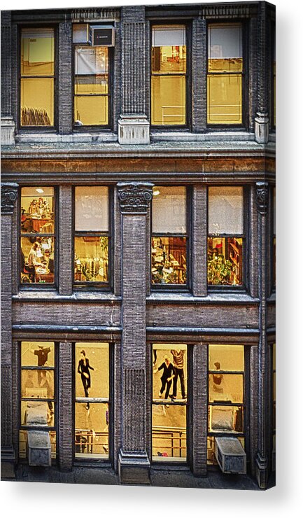 Windows Acrylic Print featuring the photograph On Broadway by Jessica Levant