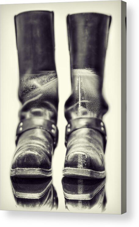 Frye Acrylic Print featuring the photograph On the Road Again by EXparte SE