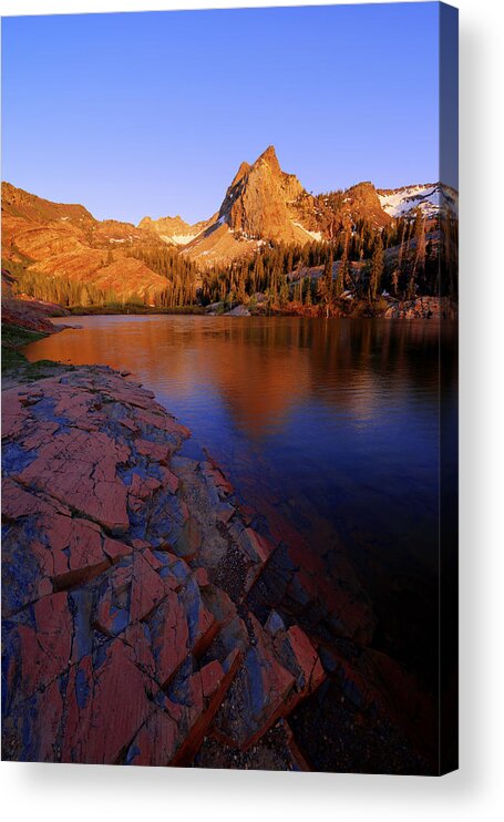Once Upon A Rock Acrylic Print featuring the photograph Once Upon a Rock by Chad Dutson