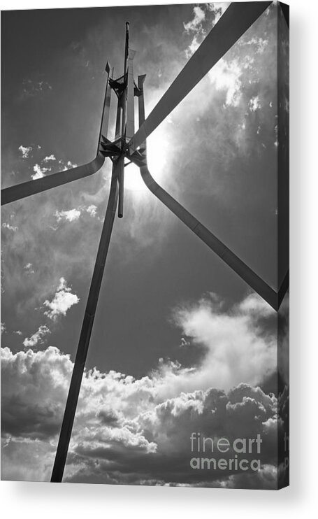 Parliament Acrylic Print featuring the photograph Parliament Tower in Canberra by Inge Riis McDonald