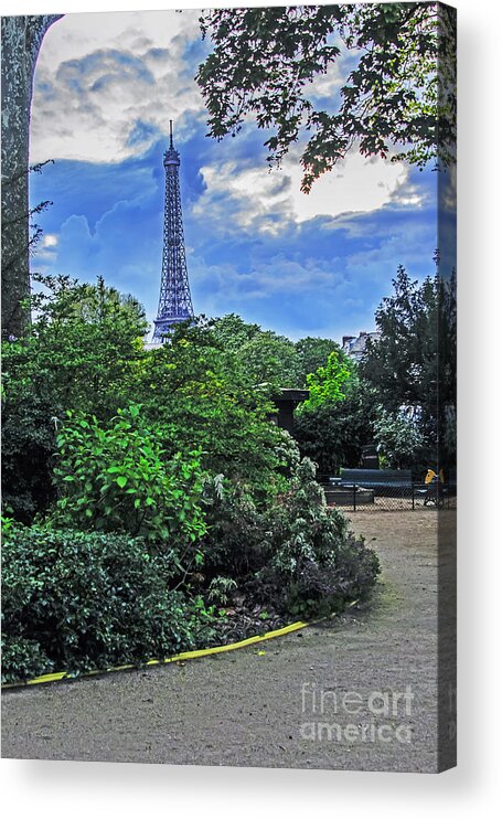 Travel Acrylic Print featuring the photograph Path to Tower by Elvis Vaughn