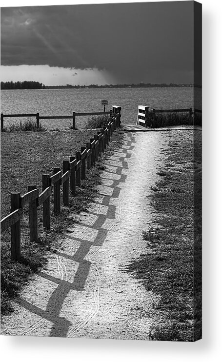 Apollo Beach Acrylic Print featuring the photograph Pathway to the Beach by Marvin Spates