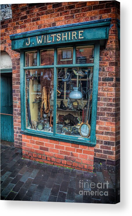 Victorian Pawnbroker Acrylic Print featuring the photograph Pawnbrokers Shop by Adrian Evans