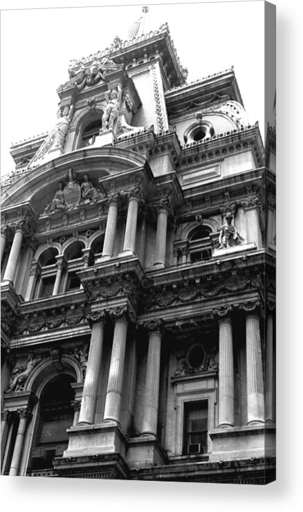 City Hall Acrylic Print featuring the photograph Philadelphia City Hall  by Vickie G Buccini