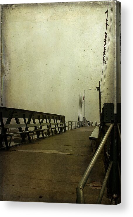 Pier Acrylic Print featuring the photograph Pier by Cindi Ressler