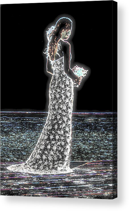 Pose Acrylic Print featuring the photograph Posing Shyly by Leticia Latocki