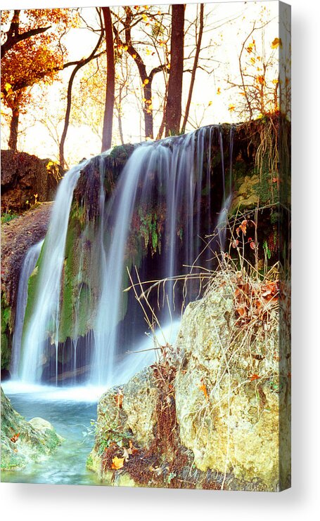 Oklahoma Acrylic Print featuring the photograph Price Falls 5 of 5 by Jason Politte