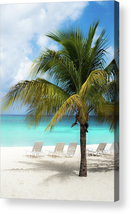 Relaxing Acrylic Print featuring the photograph Relaxing Beach by Bill Carson Photography