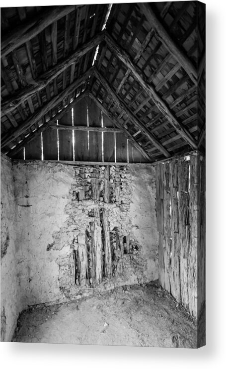 Architecture Acrylic Print featuring the photograph Revealed Cross by Dwight Theall