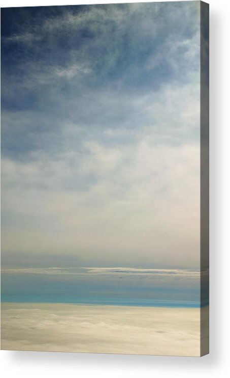 Blue Acrylic Print featuring the photograph Rhapsody in Blue and White by Steven Richman