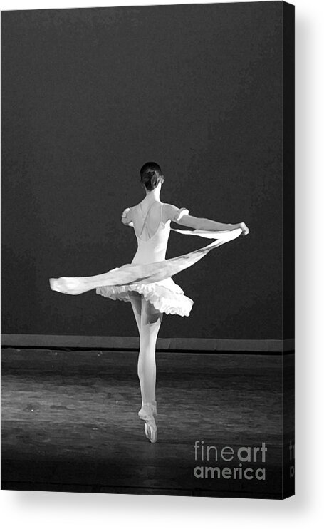 Ballet Acrylic Print featuring the photograph Ribbon Dancer by Raena Wilson