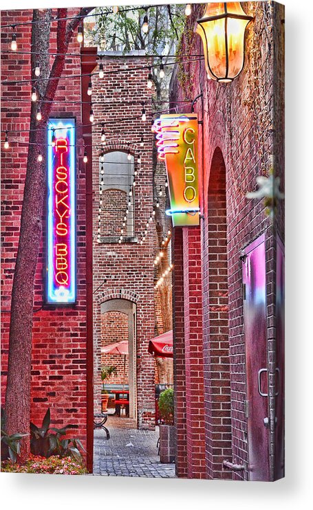 Riscky's Bbq Acrylic Print featuring the photograph Riscky's BBQ by Jeanne May
